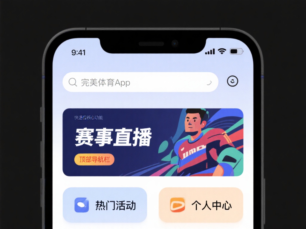 顶部导航栏：快速定位核心功能
在接触首页时，用户