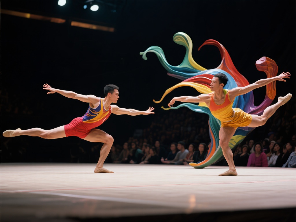 在现代社会，艺术与体育往往被认为是两个截然不同的领